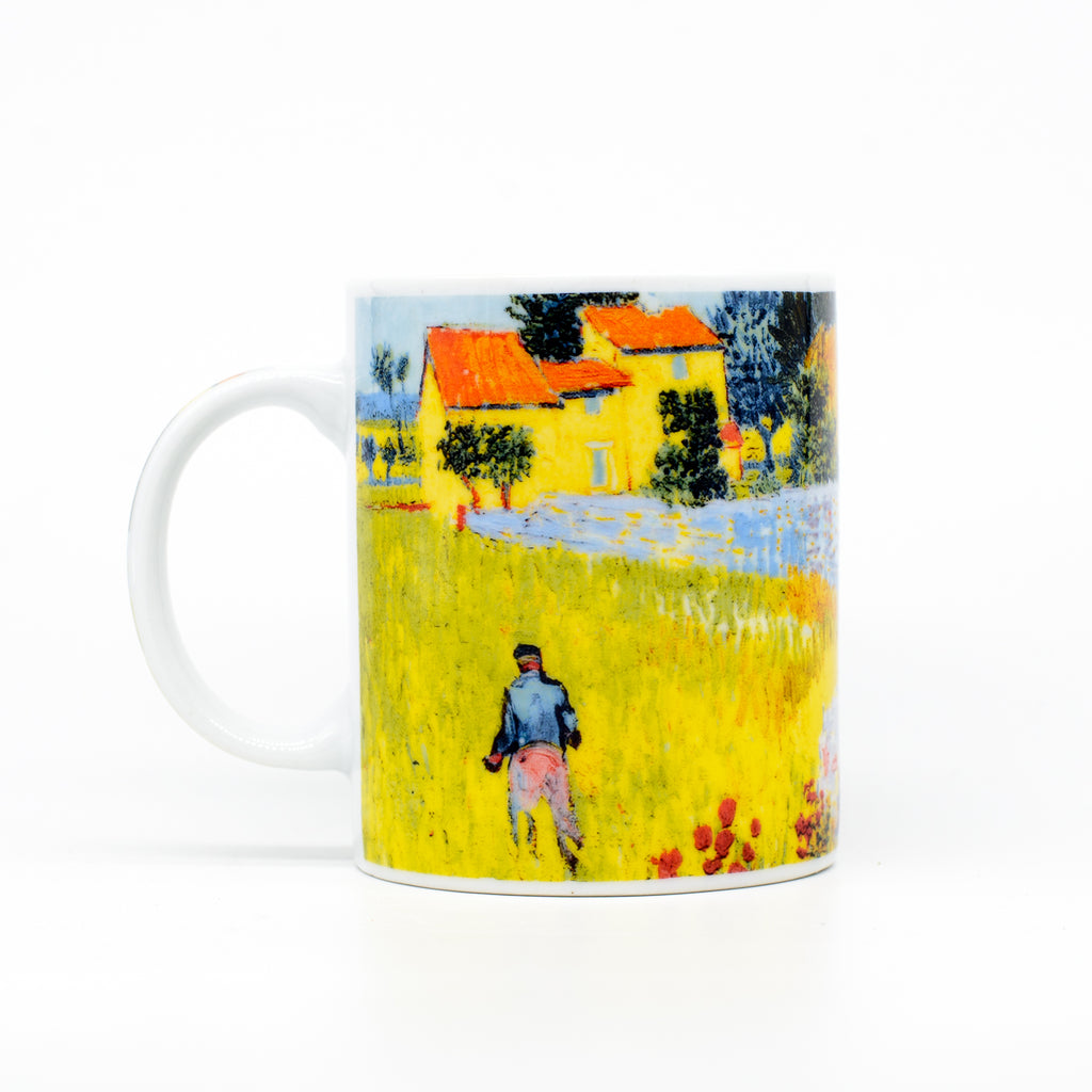 cană porțelan - Vincent van Gogh: Fermă din Provence, 1888