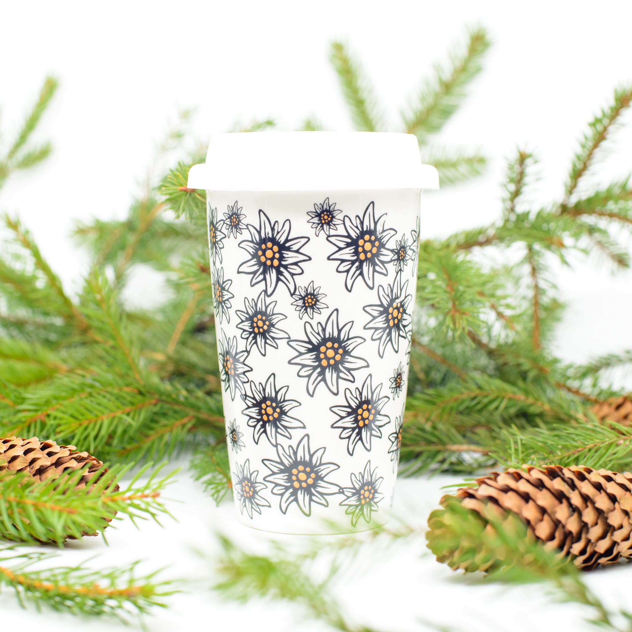 Cană termică - Floarea reginei