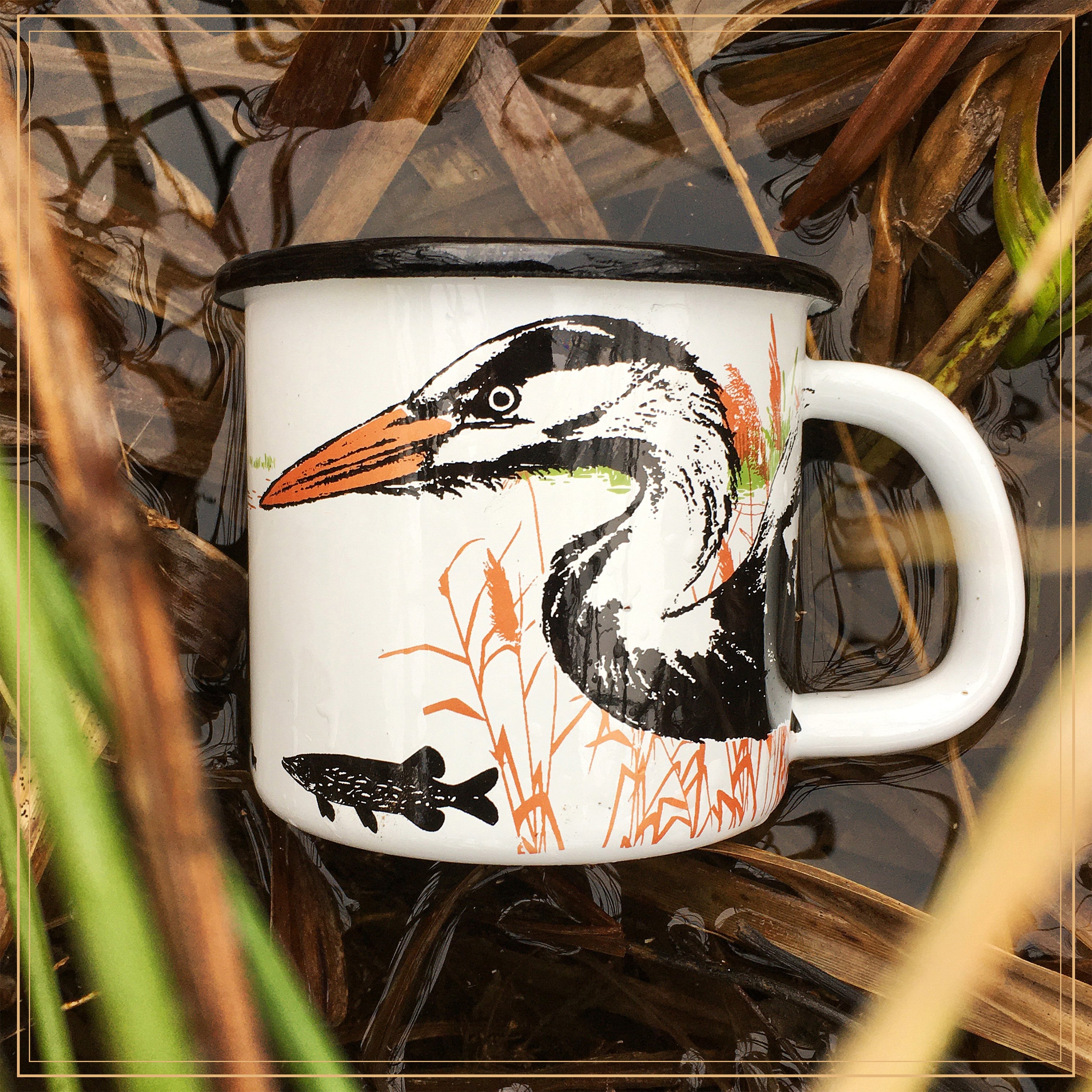 Cană emailată  - Delta Dunării