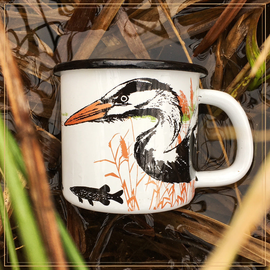 Cană emailată  - Delta Dunării